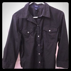 Chap’s Polka Dot Button Down shirt!🌵